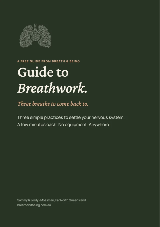 Cover of the free guide, Guide to Breathwork.